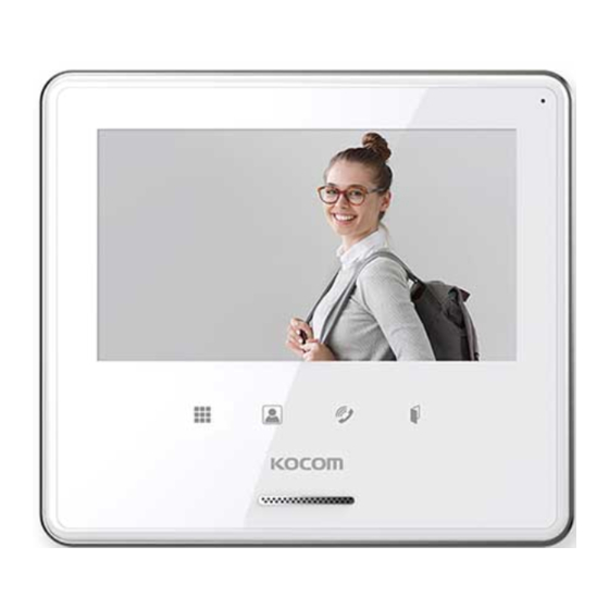 KOCOM KCV-S701IP Manual