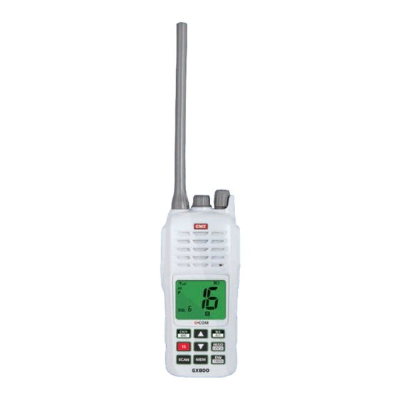 GME G-COM GX800W Instruction Manual