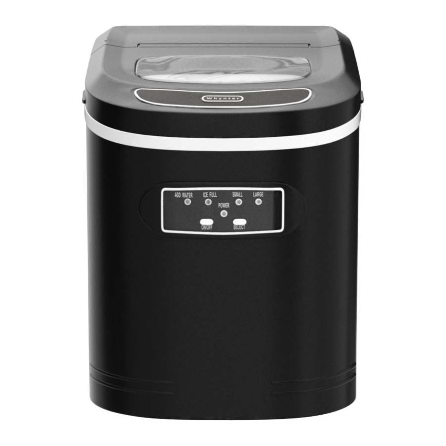 Whynter IMC-270MB - Ice Maker Manual