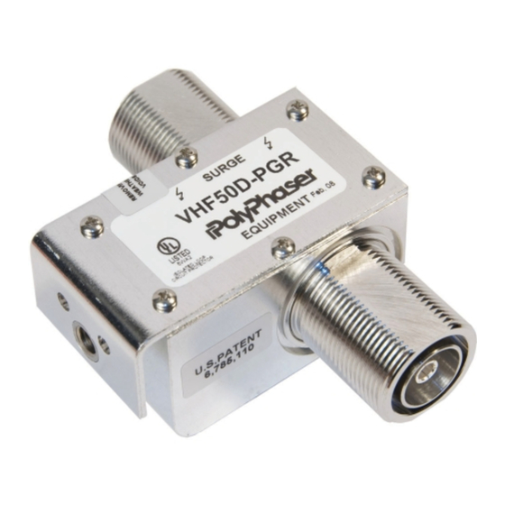 Infinite PolyPhaser GX Series Quick Start Manual