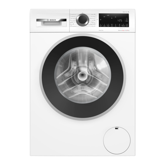 Bosch WNA25401ME User Manual And Installation Instructions