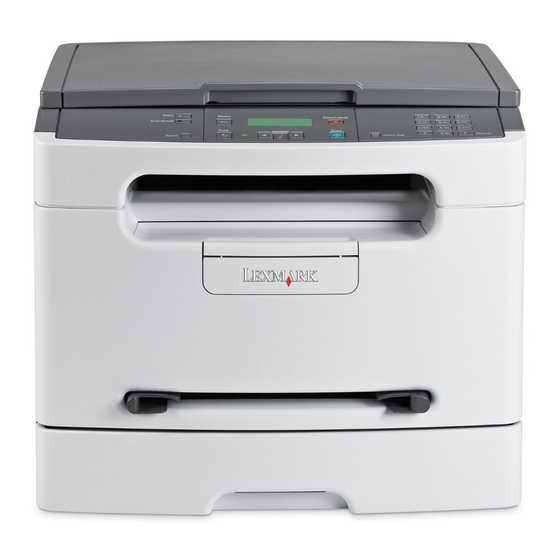 Lexmark X203n User Manual