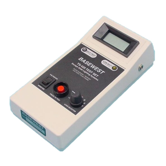 BASEWEST TS-420 Operating & Maintenance Manual