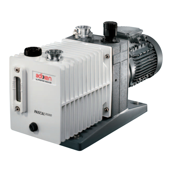 Pfeiffer Vacuum Pascal Series Maintenance Instruction