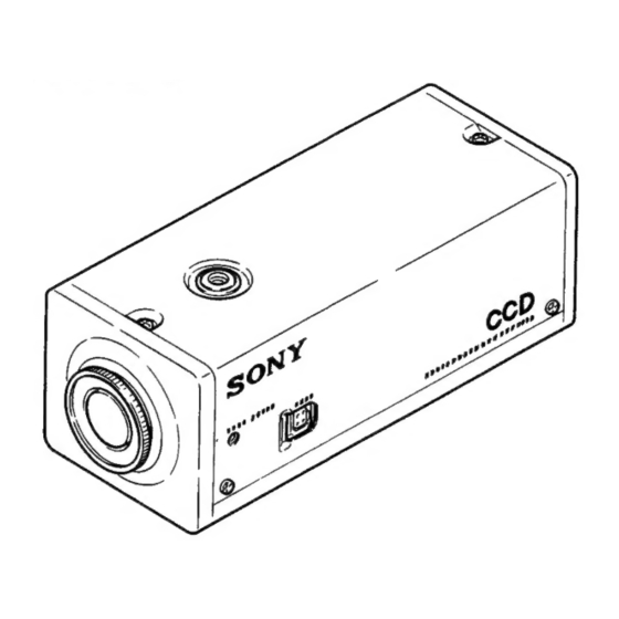 Sony SSC-M370 Manuals