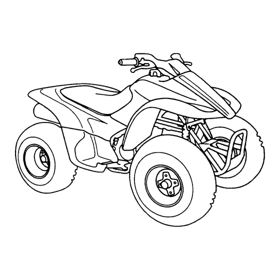 Honda 2002 TRX 90 Owner's Manual
