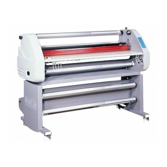 User Manuals: kala Sirocco 1080 Laminator
