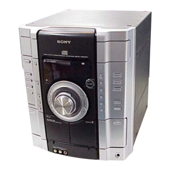 Sony HCD-RG121 Service Manual