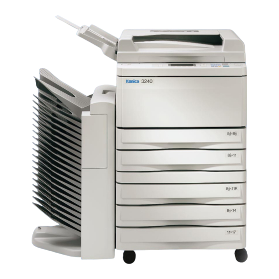 User Manuals: Konica Minolta 3240 Toner Cartridges