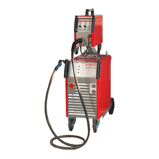 Jackle tecMIG 450 Operating Manual