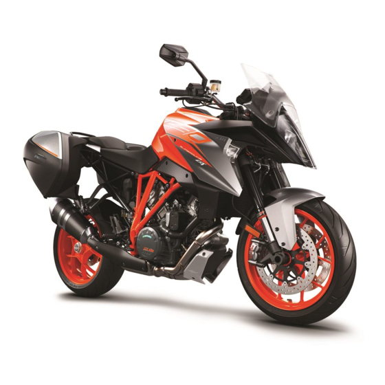 KTM 1290 Super Duke GT 2018 Setup Instructions