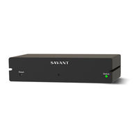 Savant CPT-1212 Quick Reference Manual