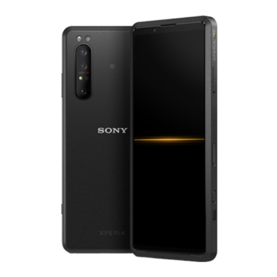 Sony XQ-AQ52 Help Manual