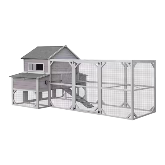 User Manuals: aivituvin AIR46 Large Chicken Coop