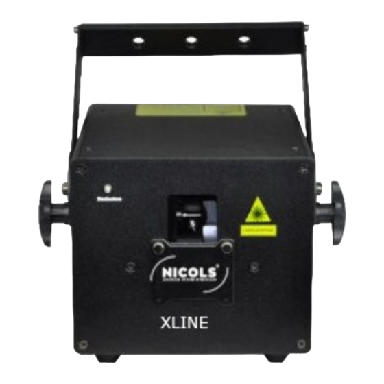 Nicols X-Line 10K RGB Laser Lighting Manuals