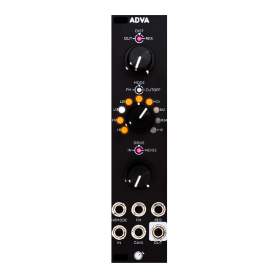 Plum Audio ADVA User Manual