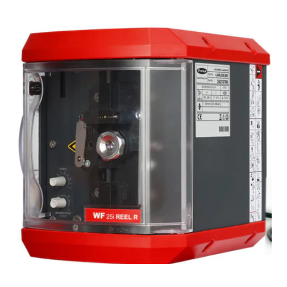 Fronius WF 25i REEL R/SA/2R/G/W Operating Instructions Manual