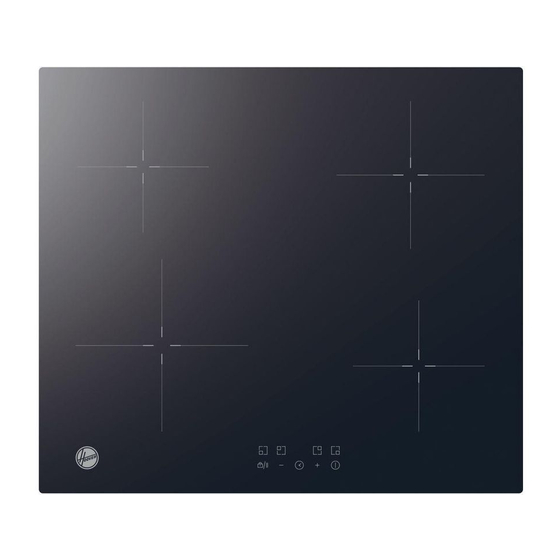 User Manuals: Hoover HI642BCB Electric Induction Hob