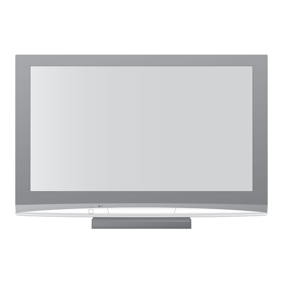 Panasonic Viera TH-46PY80P Operating Instructions Manual