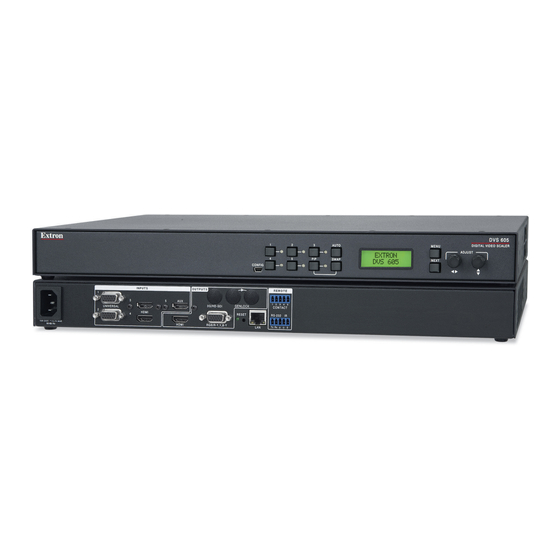 Extron electronics DVS 605 User Manual