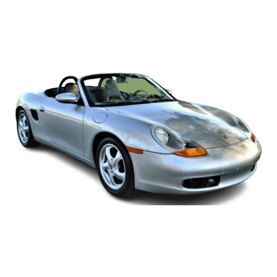 Porsche Boxster 1999 Technical Manual