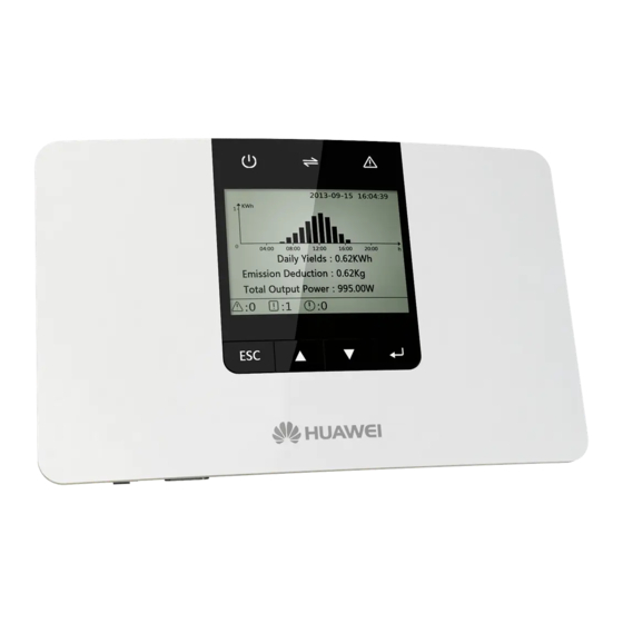 Huawei SmartLogger1000 Quick Manual