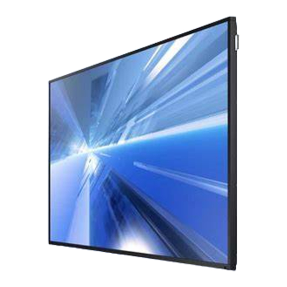 Samsung DM40E Quick Setup Manual