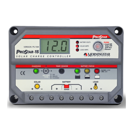 Morningstar ProStar-15 Operator's Manual
