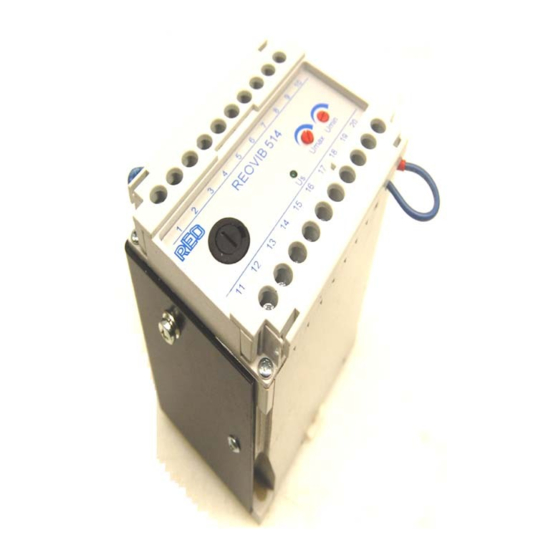 REO REOVIB 514 Operating Instructions