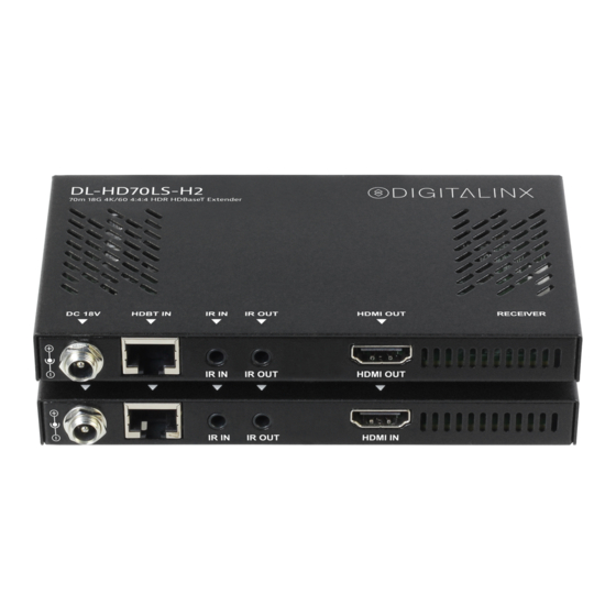 DigitaLinx DL-HD70LS-H2 Quick Install Manual