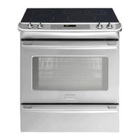Frigidaire FGES3045KB - 30' Electric Slide-In Range Gallery Mono Group Use & Care Manual