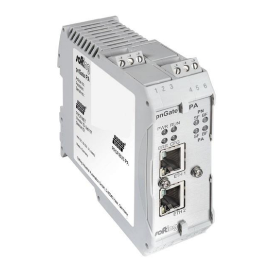 Softing pnGate PA EX User Manual