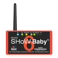 City Theatrical SHoW DMX SHoW Baby 6 User Manual