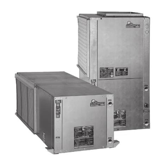 ClimateMaster Tranquility TZH 060 Series Manuals