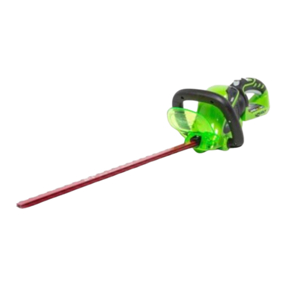 GreenWorks 22637T Operator's Manual