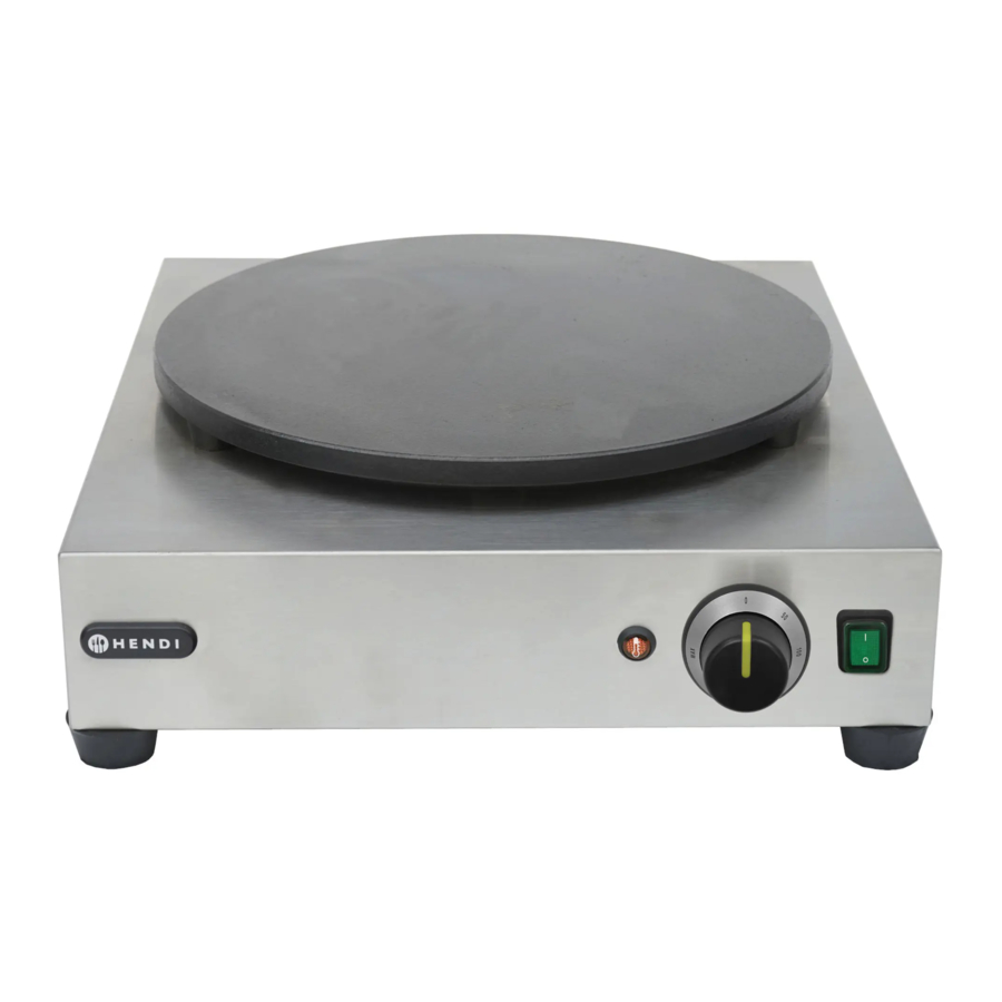 HENDI 212028 - CREPE MAKER Manual
