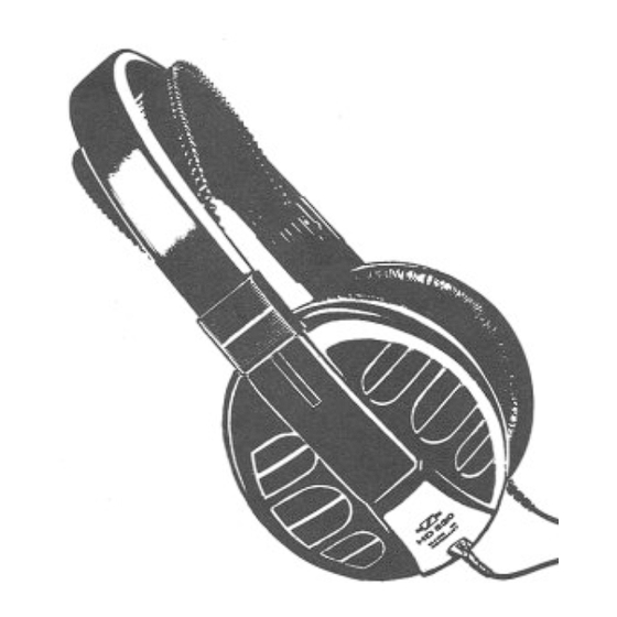 Sennheiser HD 520 Manual