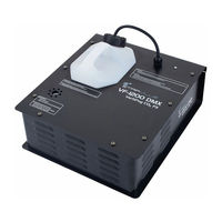 thomann Stairville VF-1200 DMX VertiFog CO2 FX User Manual