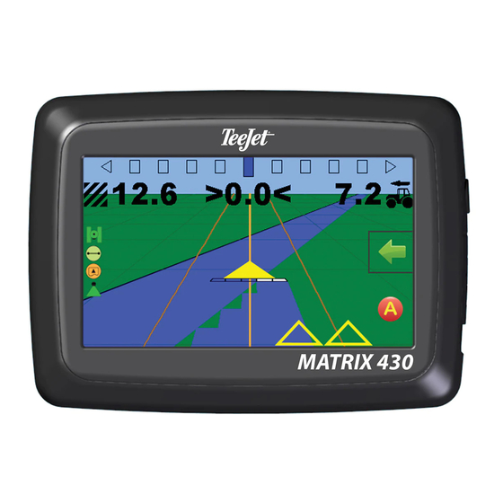 TeeJet Technologies MATRIX 430 User Manual