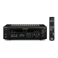 Sony STR-DE345 - Fm Stereo/fm-am Receiver Operating Instructions Manual