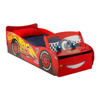 MOOSE Cars Toddler Bed Assembly Instructions Manual