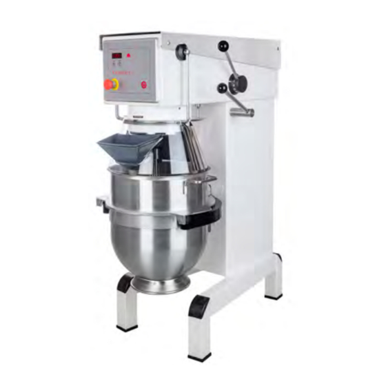 Varimixer AR Series Operating Instructions Manual