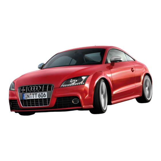 Audi TT Platform 2009 Quick Reference