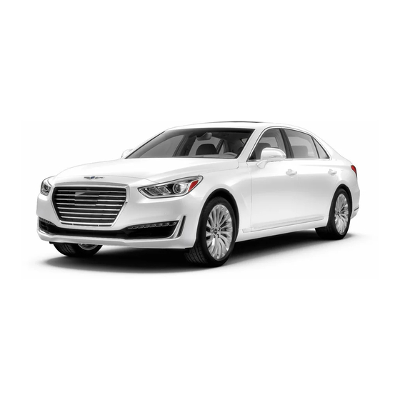 Genesis G90 2018 Getting Started Manual