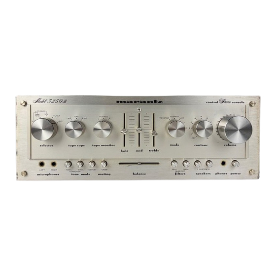 Marantz 3250B Service Manual