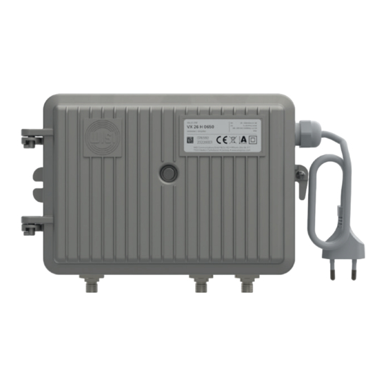 Wisi VX 26 H 0650 Operating Instructions Manual
