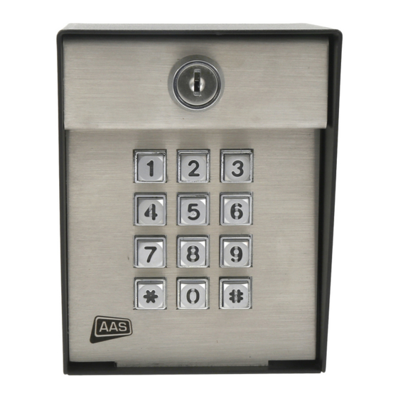AAS ADVANTAGE DKE 26-100L User & Installation Manual