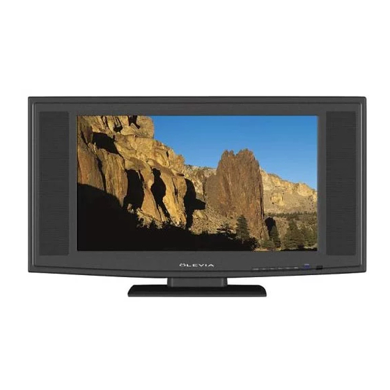 Olevia LT26HVE Series User Manual