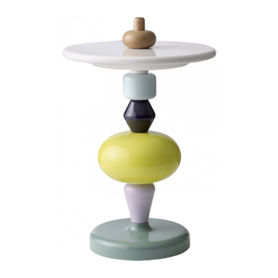 &Tradition SHUFFLE TABLE MH1 Assembly Instructions