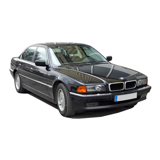 BMW 740i Owner's Manual